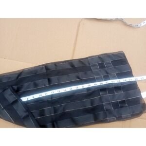 Vintage Berkshire Rectangular Scarf Italy 52 Inches Gold, Black, Silver‎